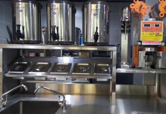 奶茶水吧设备回收